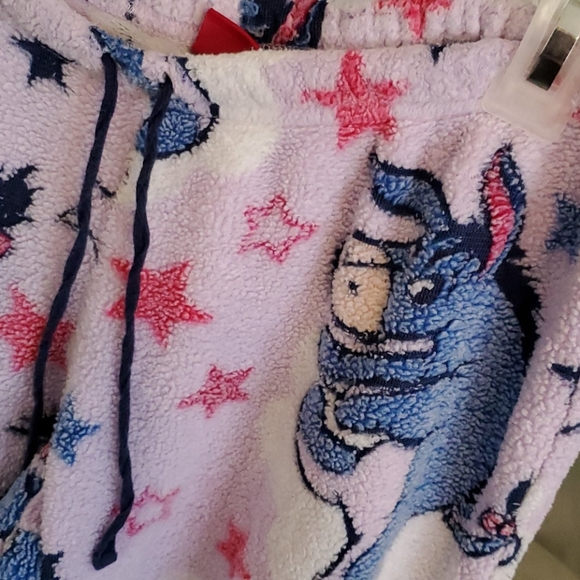 Disney Eyeore pajama bottoms lavender juniors M - Picture 3 of 6